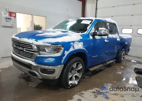 2021 Ram 1500 Laramie 4X4 5'7 Box from USA, damaged, VIN 1C6SRFJT2MN665900